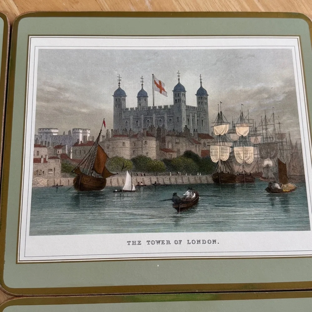 🌸3/$15 4 Vintage Pimpernel Placemats 19th Century London - Picture 3 of 10